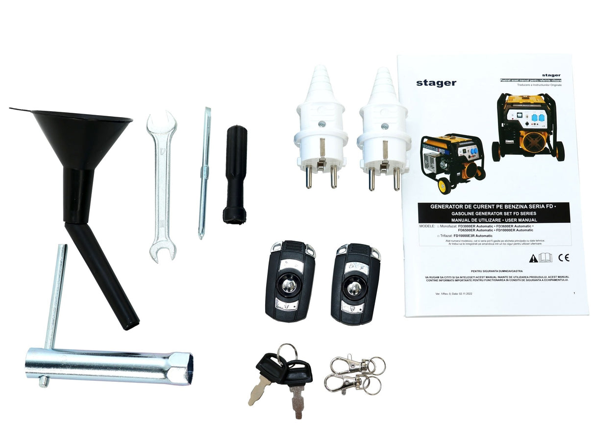 Tragbarer Stromerzeuger YORKING FD 3600ER - SEV
