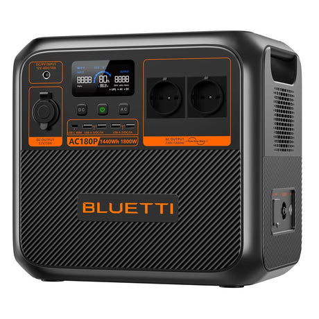 BLUETTI AC180P Tragbare Powerstation I 1800W 1440Wh - SEV
