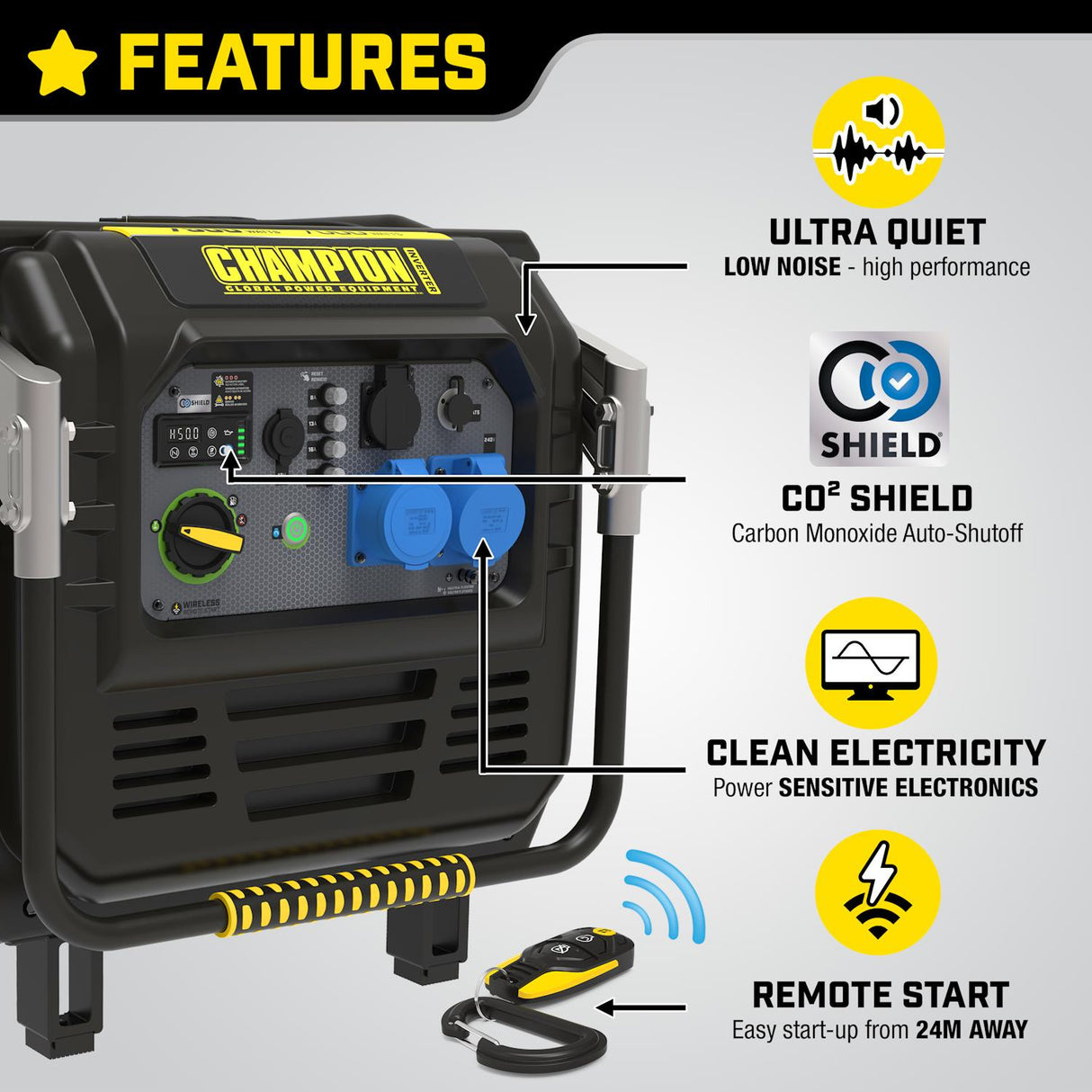 Stromerzeuger Champion 7000 Watt Inverter Generator - SEV