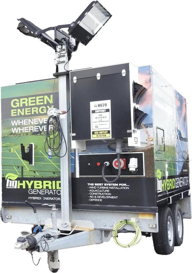 Hybrider Stromerzeuger HYBRIDGENERATOR Power 90 kVA 40 kWh - SEV