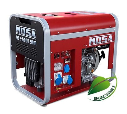 Tragbarer Stromerzeuger MOSA GES 6000 YDM - SEV