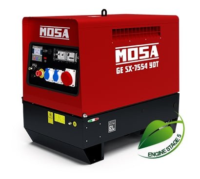 Tragbarer Stromerzeuger MOSA GE SX 7554 YDT - SEV