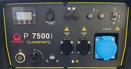 Tragbarer Stromerzeuger PRAMAC INVERTER P 7500i - SEV