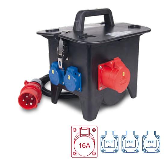 Mobiler Vollgummiverteiler Ried BV 16/5, IP54 - SEV