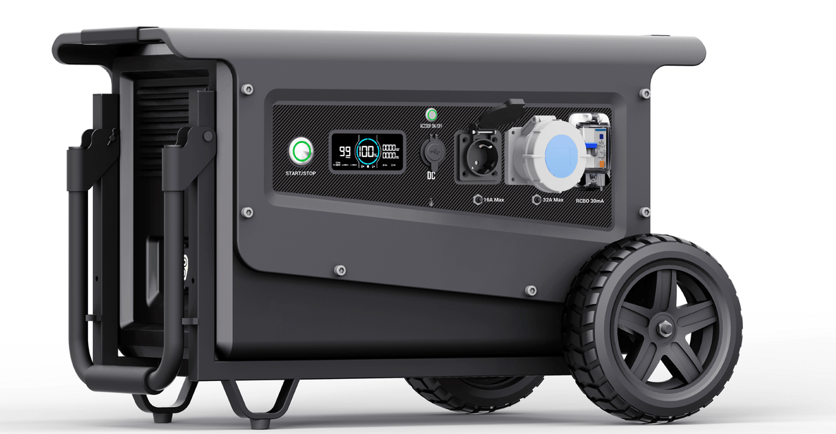 Mobiler Energiespeicher W5 - E 5 - 5, IP54, RCBO - SEV