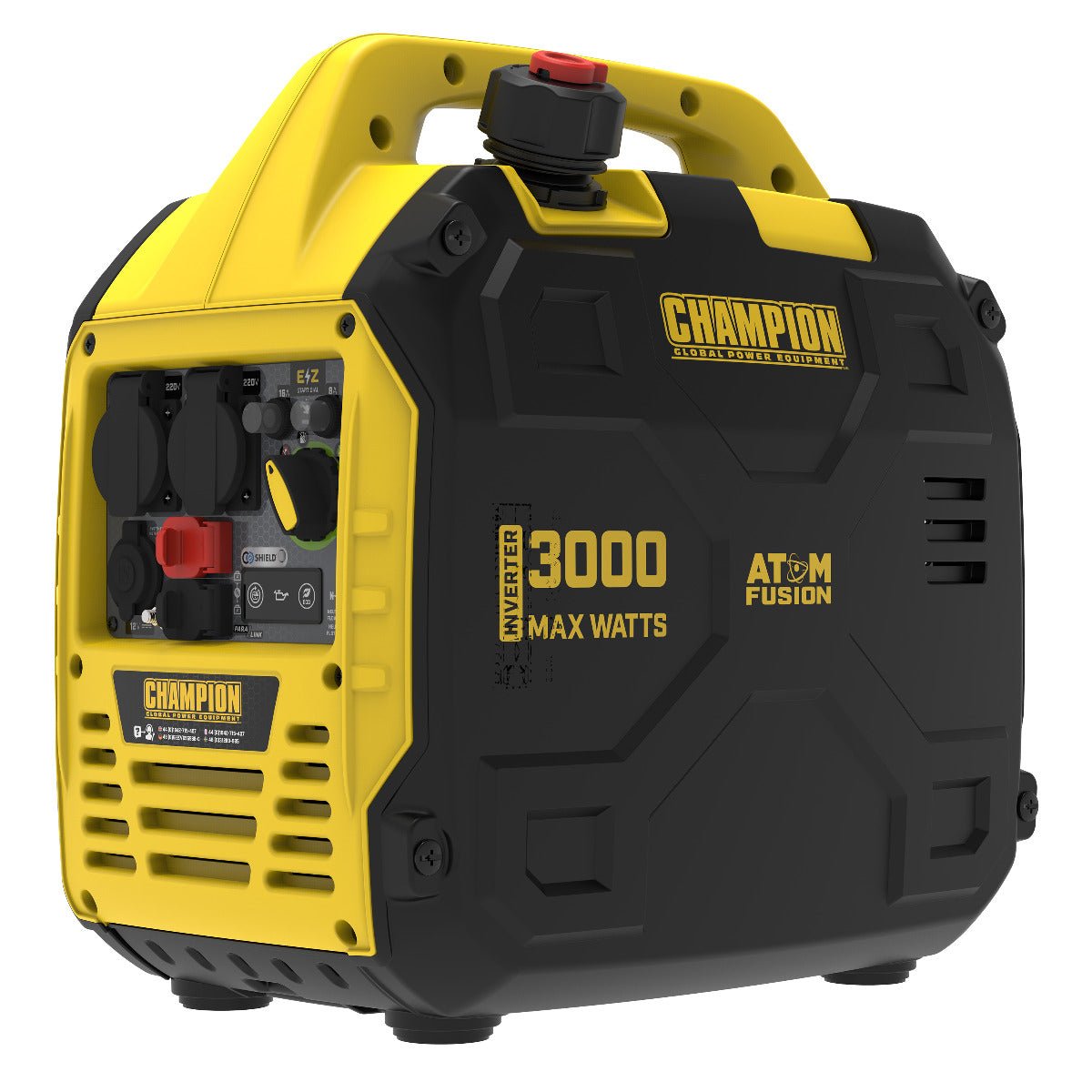 Stromerzeuger CHAMPION 3000 Watt Inverter Generator – The Atom Fusion - SEV
