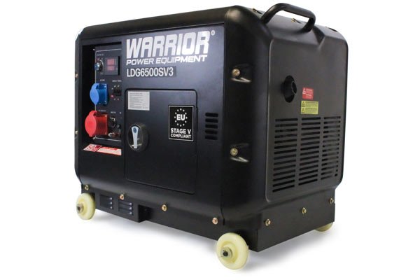 Warrior 6,9 kVA Silent Diesel Generator 3-phase ATS - SEV