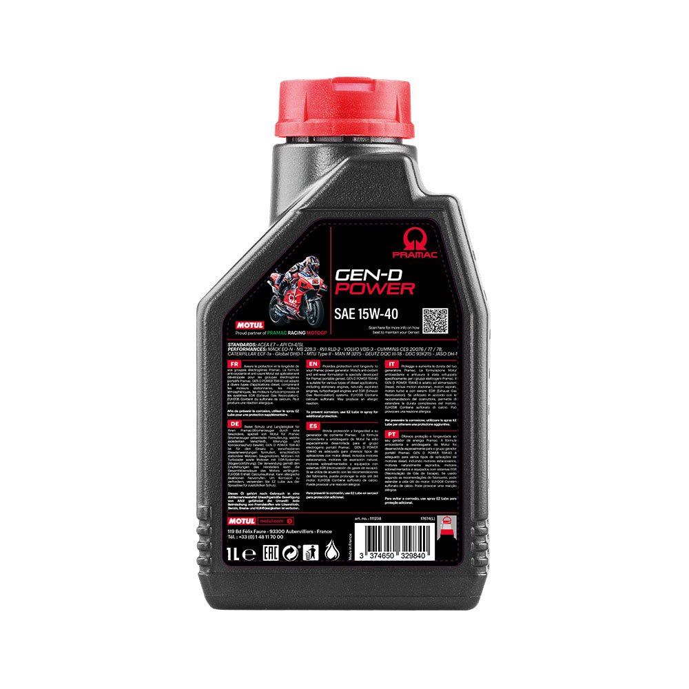 MOTUL GEN-D POWER 15W40 - SEV
