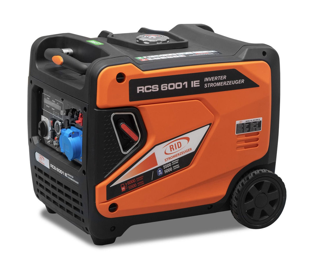 Stromerzeuger RID RCS 6001 lE Inverter Generator DUAL FUEL - SEV