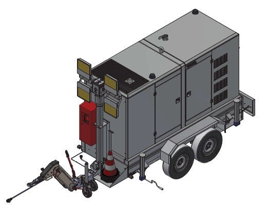 Stromerzeuger RID 60 B-SERIES S-FAHRGESTELL und LICHTMAST - SEV