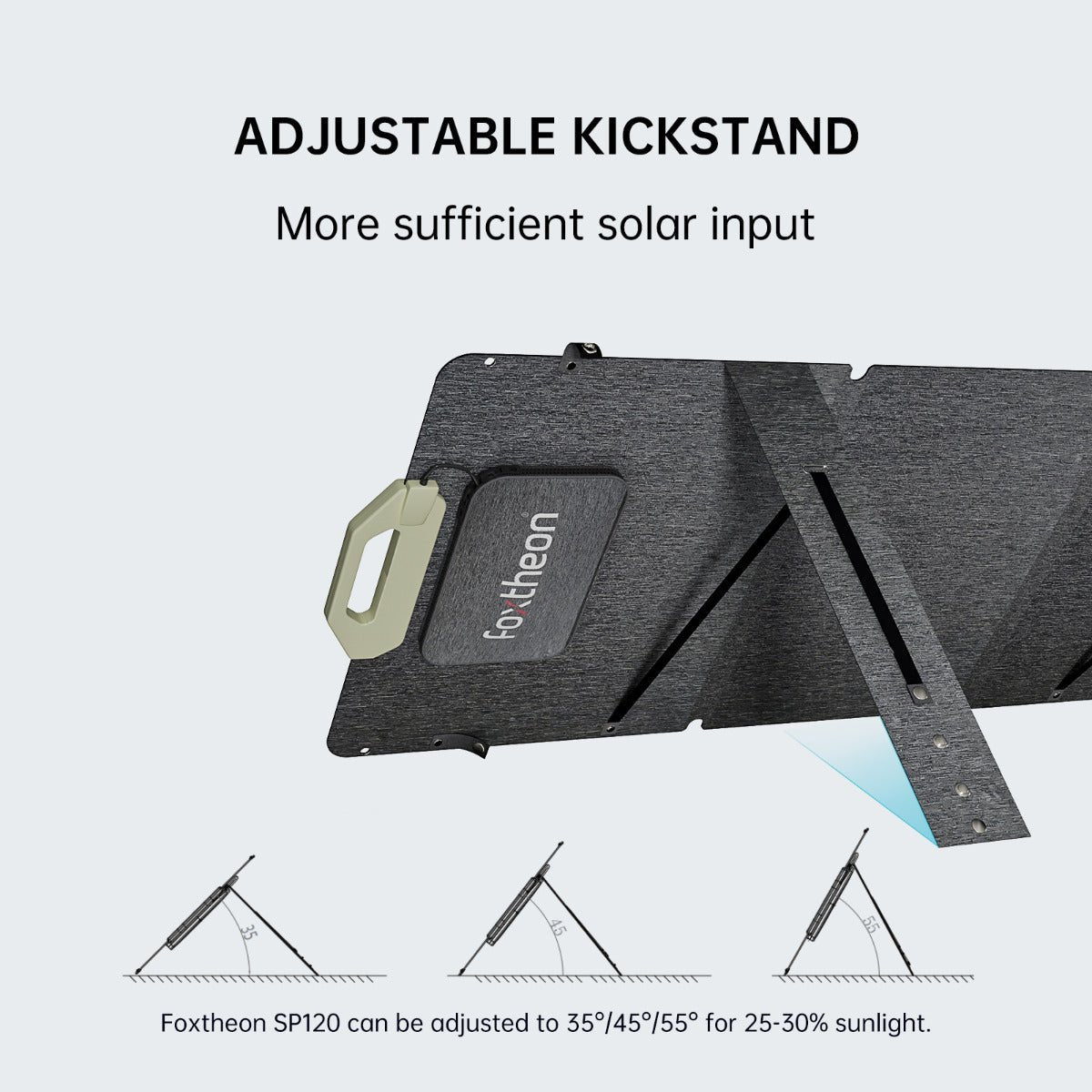 Tragbares Solarpanel Foxtheon SP120 - SEV