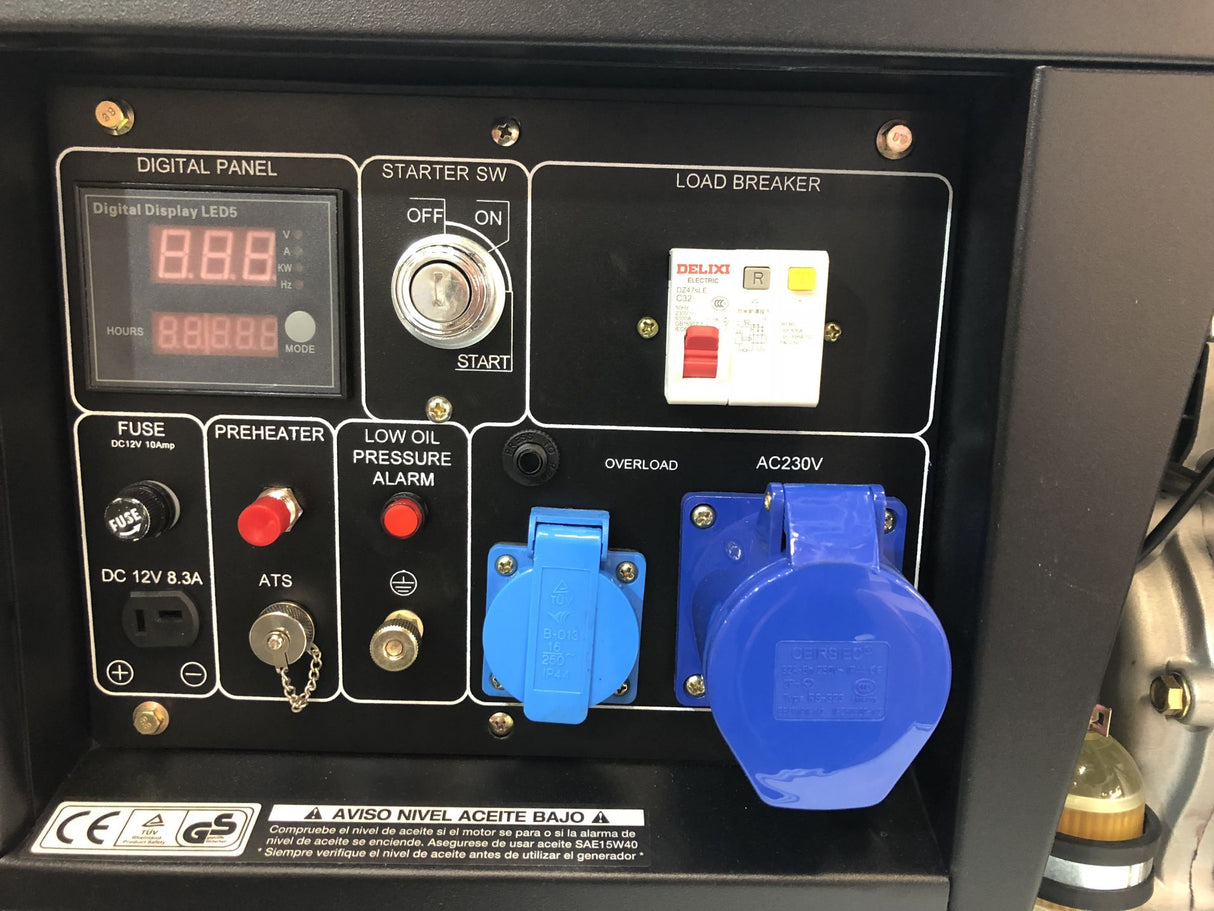 Groupe électrogène diesel ITC POWER DG7800LE