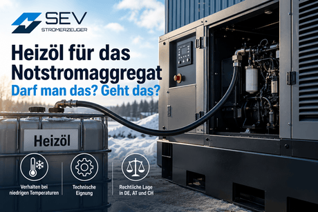 Heizöl im Notstromaggregat – darf man das und ist es technisch sinnvoll? - SEV