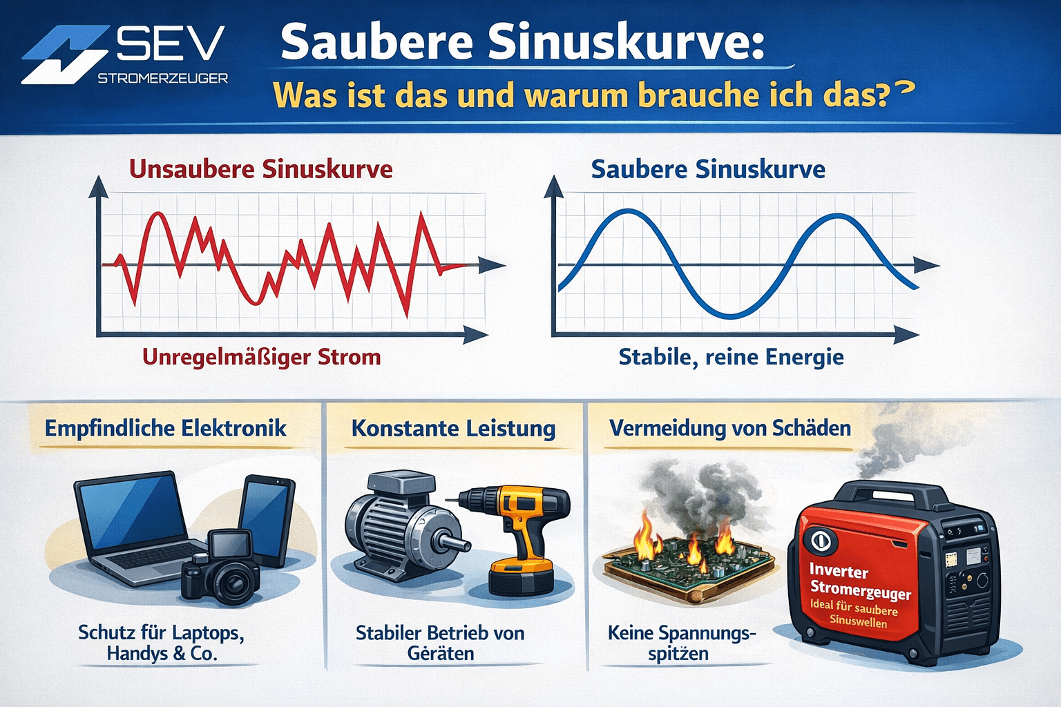 Saubere Sinuskurve – was ist das und warum brauche ich das? - SEV