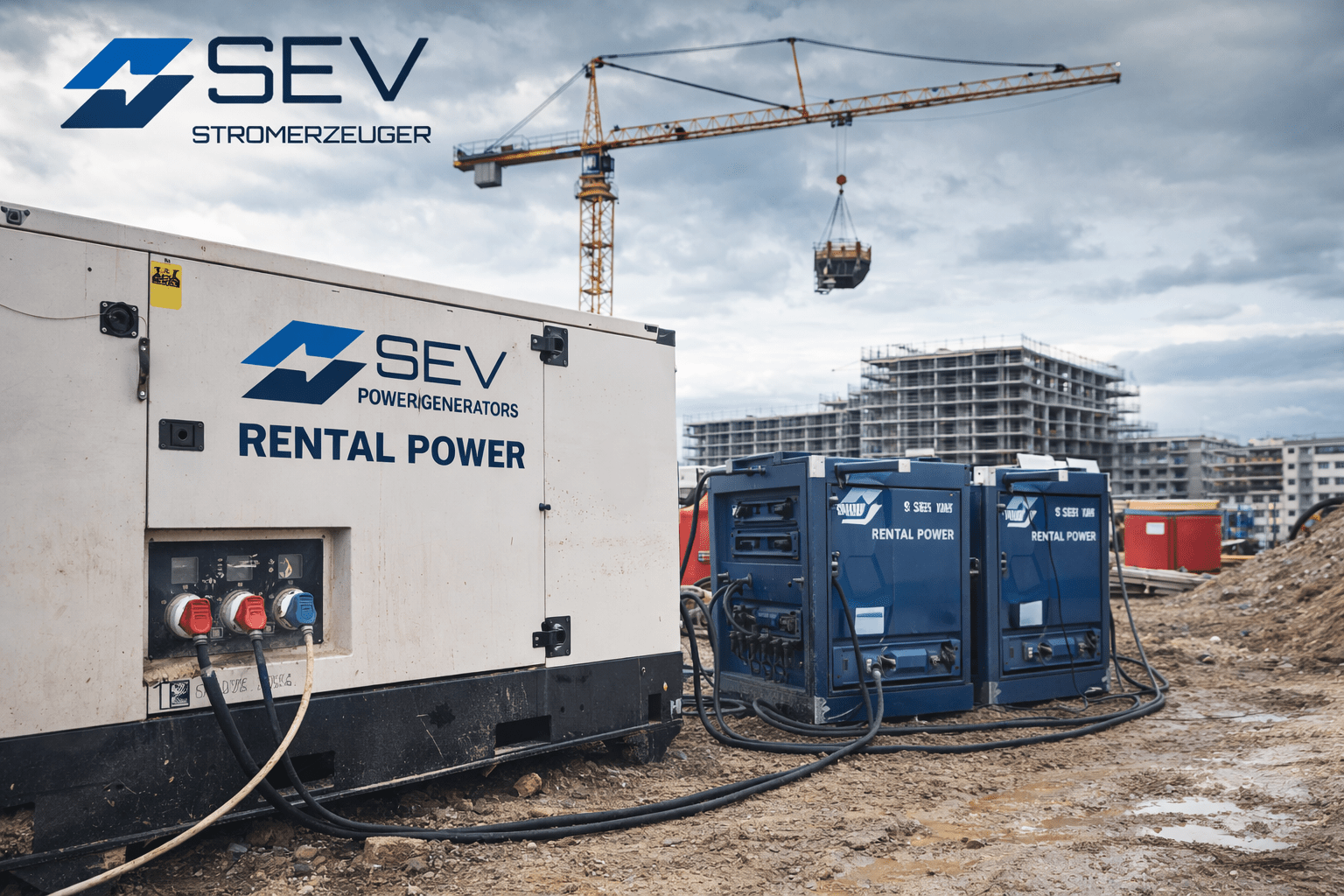 Stromerzeuger auf Baustellen – was ist vorgeschrieben? - SEV