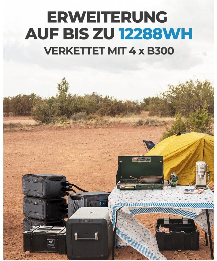 BLUETTI AC300 Wechselrichter | 3000 W - SEV