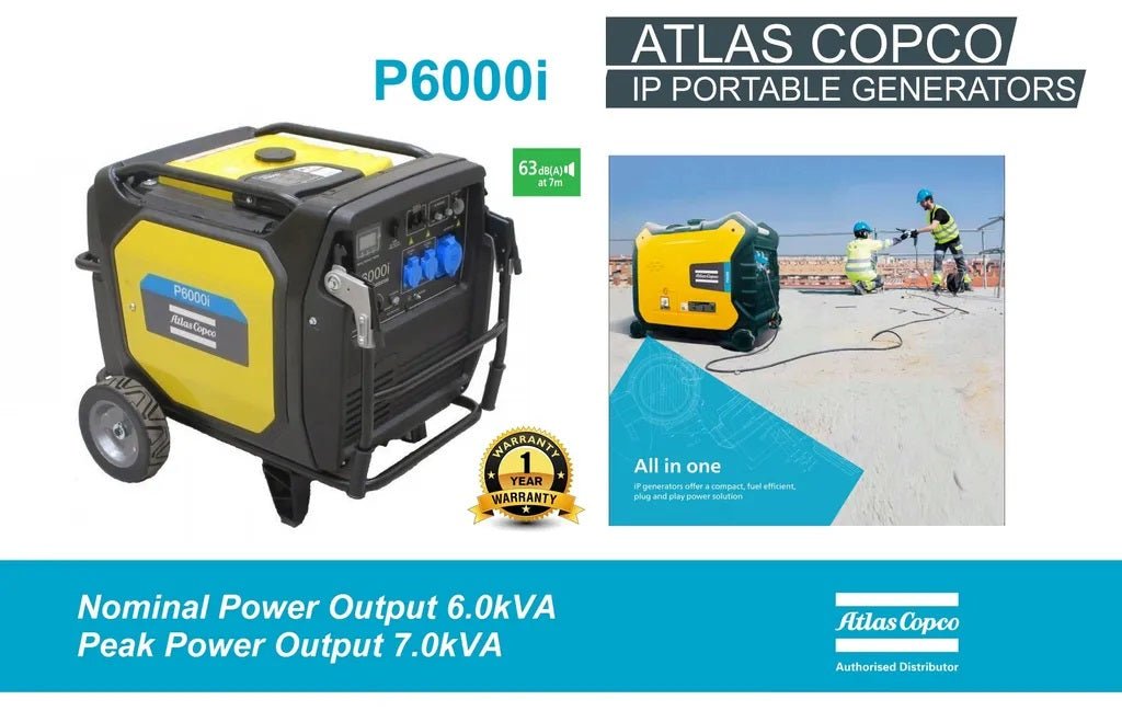 Inverter - Stromerzeuger Atlas Copco P6000i - SEV