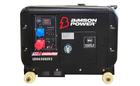 Warrior 6,9 kVA Silent Diesel Generator 3 - phase ATS - SEV