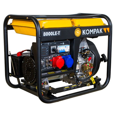 KOMPAK K8000LE-T Diesel-Stromaggregat – Full Power 230/400 V - SEV