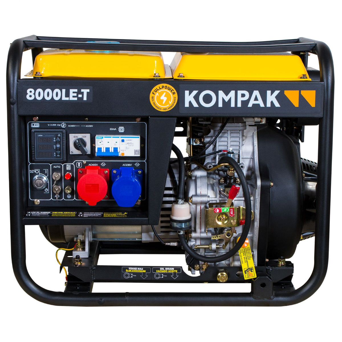 KOMPAK K8000LE-T Diesel-Stromaggregat – Full Power 230/400 V