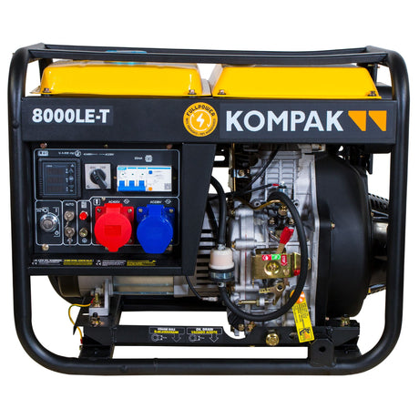KOMPAK K8000LE-T Diesel-Stromaggregat – Full Power 230/400 V - SEV