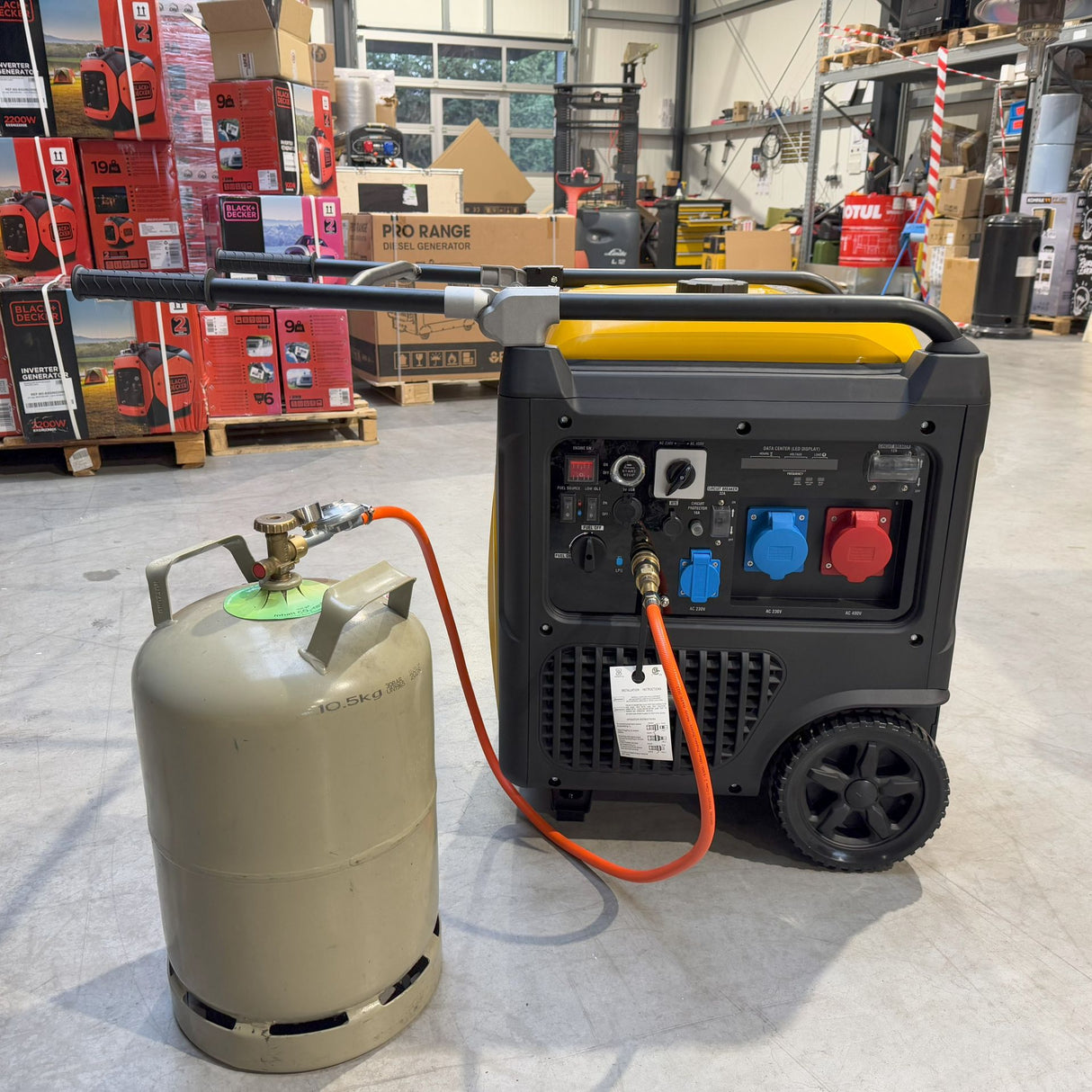 KOMPAK Inverter - Stromerzeuger KGG90Ei - DF (Dual Fuel) - SEV