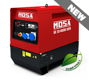 Tragbarer Stromerzeuger MOSA GE SX 6000 YDM - SEV