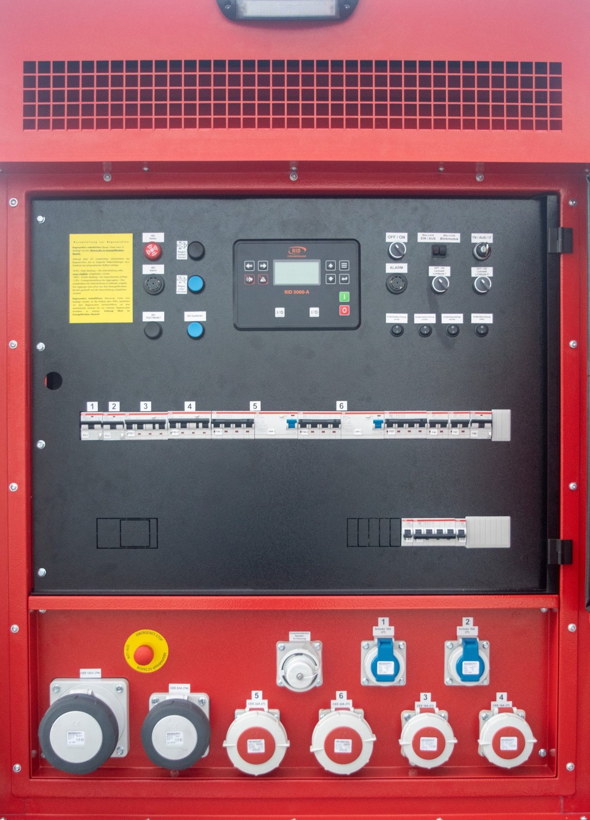 Stromerzeuger RID 80 B - SERIES S - FAHRGESTELL und LICHTMAST - SEV