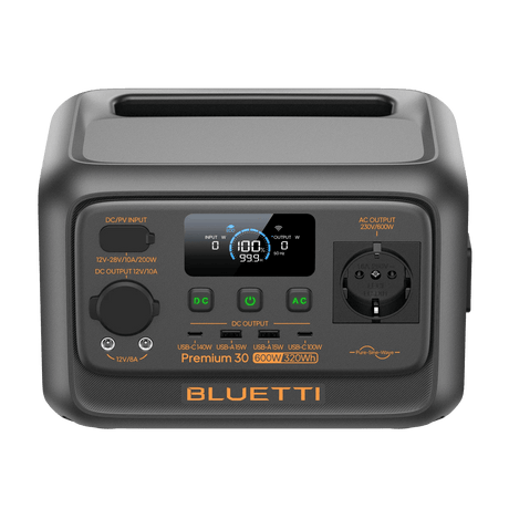 BLUETTI Premium 30 V2 Tragbare Powerstation I 600W 320Wh - SEV