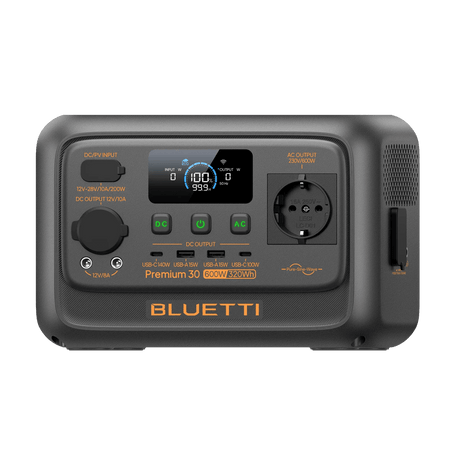 BLUETTI Premium 30 V2 Tragbare Powerstation I 600W 320Wh - SEV