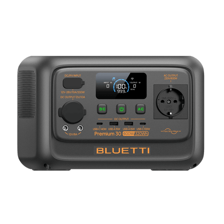 BLUETTI Premium 30 V2 Tragbare Powerstation I 600W 320Wh - SEV