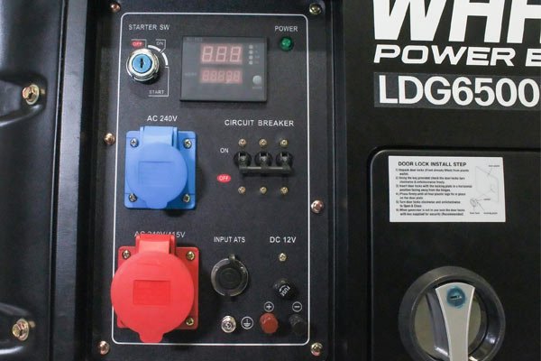 Warrior 6,9 kVA Silent Diesel Generator 3-phase WRC - SEV