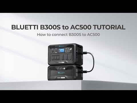BLUETTI B300S Erweiterungsbatterie für AC500 I 3072Wh